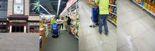 惠州大润汇商场跟公司合作清洁设备(图2)