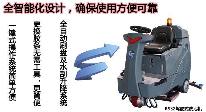 工业驾驶式洗地机，RS32驾驶式洗地机(图7)