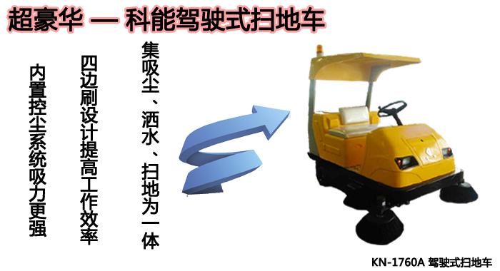 驾驶式电动扫地车,KN-1760A工业驾驶式扫地车(图7)