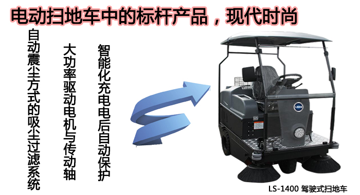 小区用驾驶式扫地机，深圳扫地机(图2)