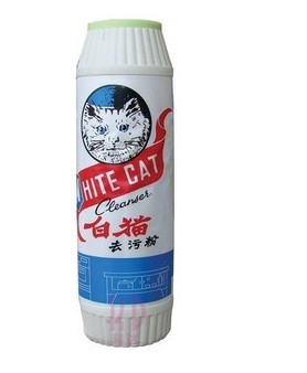 白猫去污粉,瓶装去污粉(图1)