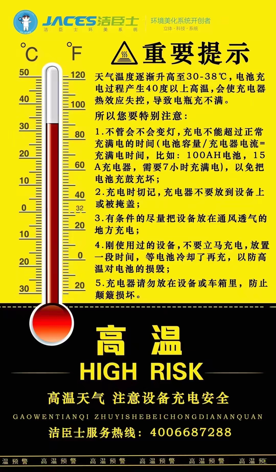 高温炎热，设备充电安全尤为重要(图1)